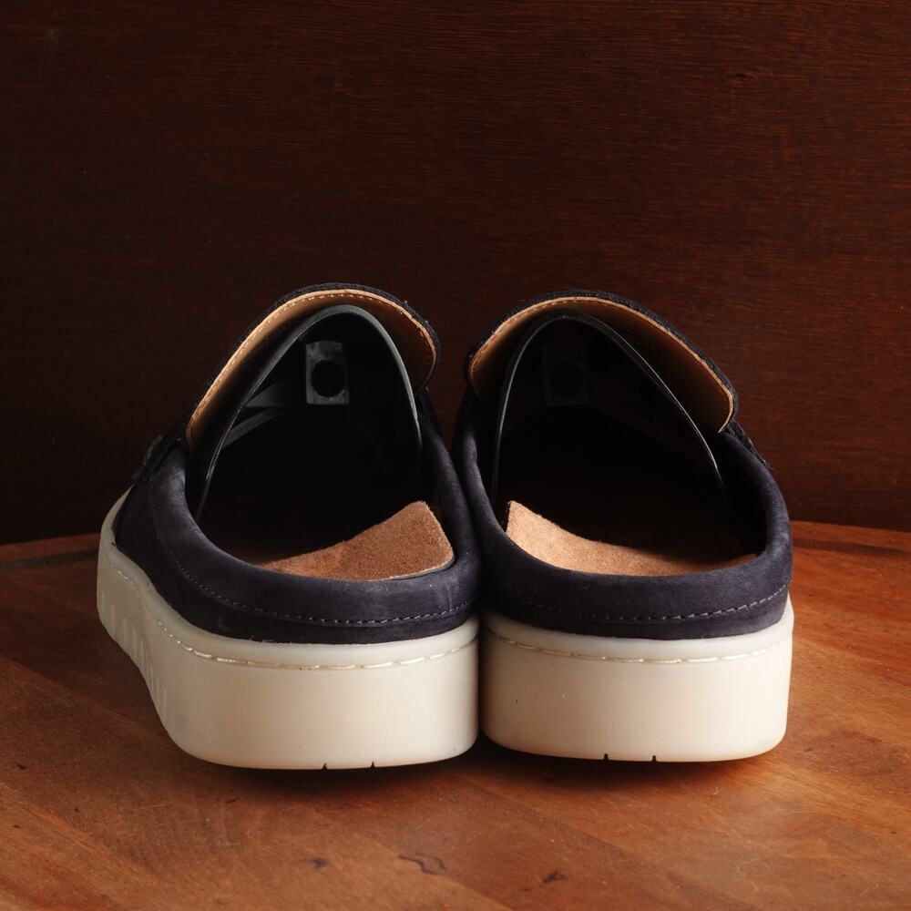 Vionic Navy Suede Slip-On Loafers with White Sole - Picture 7 of 13